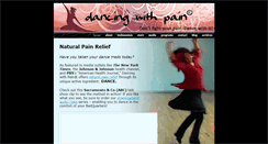 Desktop Screenshot of dancingwithpain.com